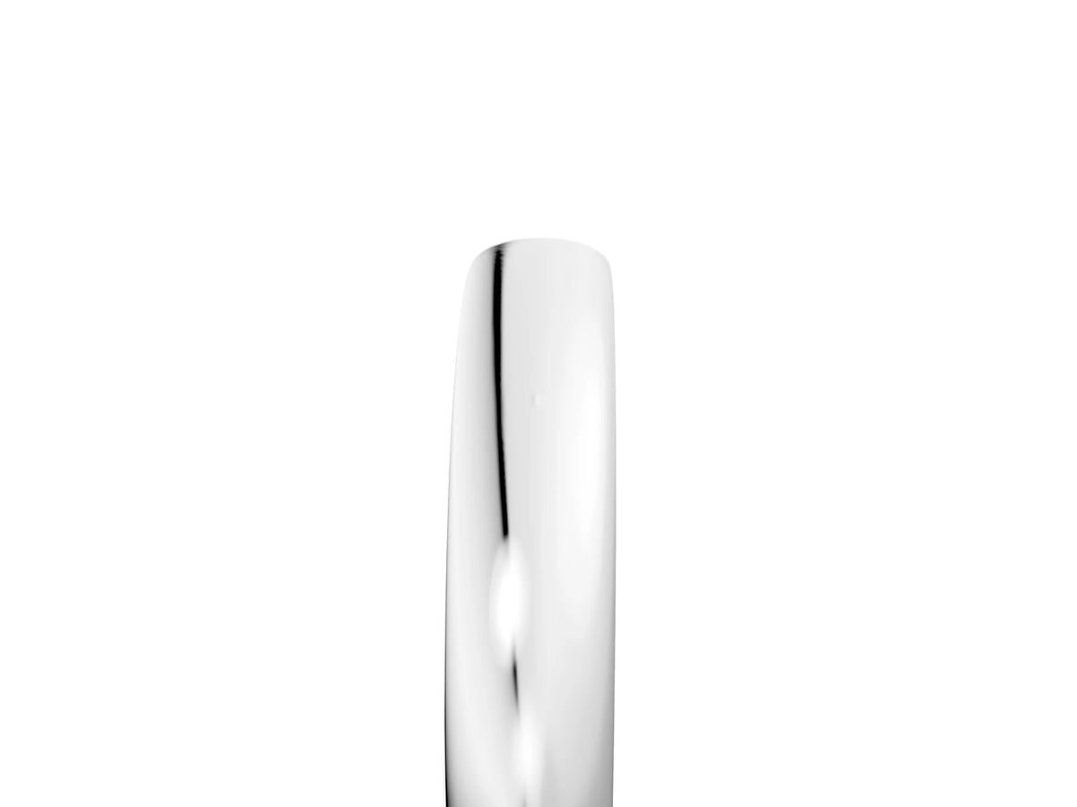Silver Classic Plain Metal Band_17