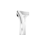 Silver Curved Solitaire Band with Round Stone Setting_17