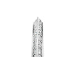 Silver Double Row Pavé Round Diamond Eternity Band with Channel Setting_11