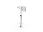 Silver Dual Round Diamond Open Band Ring with Prong Setting_8