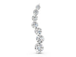 Silver Graduated Round Prong-Set Diamond Pendant_2