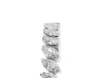 Silver Marquise Diamond Half-Eternity Band with Shared Prong Setting_17