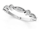 Silver Milgrain Bezel and Marquise Diamond Band_13