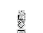 Silver Milgrain Square Diamond Eternity Band with Bezel Setting_17