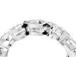 Silver Mixed Shape Diamond Bezel Set Eternity Wedding Band_16