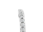 Silver Pavé Round Diamond Curved Band with Shared Prong Setting_17