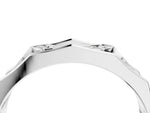 Silver Pavé Round Diamond Eternity Band with Bar Prong Setting_16