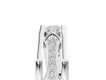 Silver Pavé Round Diamond Eternity Band with Bar Prong Setting_17
