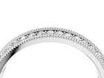 Silver Pavé Round Diamond Milgrain Eternity Band_16