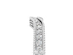 Silver Pave Round Diamond Curved Milgrain Band_11