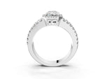 Silver Radiant Cut Cut Halo Split Shank Diamond Ring with Four-Prong Setting_15