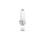 Silver Round Bezel-Set Diamond Pendant_4