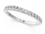 Silver Round Cut Diamond Pavé Set Eternity Band_13