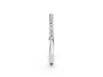 Silver Round Cut Diamond Pavé Set Eternity Band_14