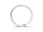 Silver Round Cut Diamond Pavé Set Eternity Band_15