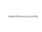 Silver Round Cut Diamond Tennis Bracelet with Box Chain and Four-Prong Setting