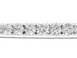 Silver Round Cut Diamond Tennis Bracelet with Box Chain and Four-Prong Setting_1