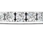 Silver Round Cut Diamond Tennis Bracelet with Box Clasp and Four-Prong Setting_3