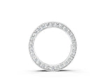Silver Round Diamond Channel Set Pendant_2