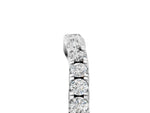 Silver Round Diamond Curved Pavé Wedding Band with Shared Prong Setting_17