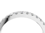Silver Round Diamond Eternity Band with Prong Setting_16