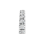 Silver Round Diamond Eternity Band with Prong Setting_17
