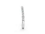 Silver Round Diamond Pavé Set Curved Eternity Band_14