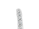 Silver Round Diamond Pavé Set Curved Eternity Band_17