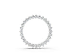 Silver Round Diamond Prong-Set Halo Pendant_2