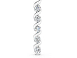 Silver Round Diamond Spiral Prong Pendant_2