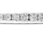 Silver Round Diamond Tennis Bracelet with Four-Prong Setting on a White Gold Band_5