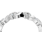 Silver Six-Stone Round Diamond Wave Band with Shared Prong Setting_10