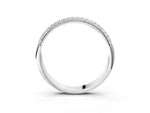 Silver Three-Row Pave Round Diamond Eternity Band with Shared Prong Setting_15