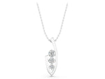 Silver Three-Stone Round Prong-Set Pendant_3