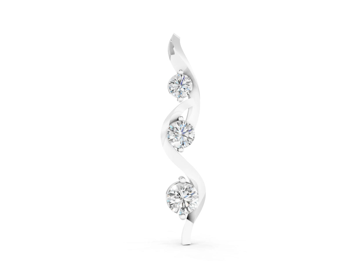 Silver Three-Stone Round Prong-Set Swirl Pendant_2