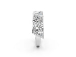 Silver Triangle Diamond Geometric Mens Band_14
