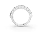 Silver Triangle Diamond Geometric Mens Band_15