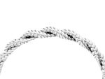Silver Twisted Rope Solitaire Band with Round Stone and Bezel Setting_16