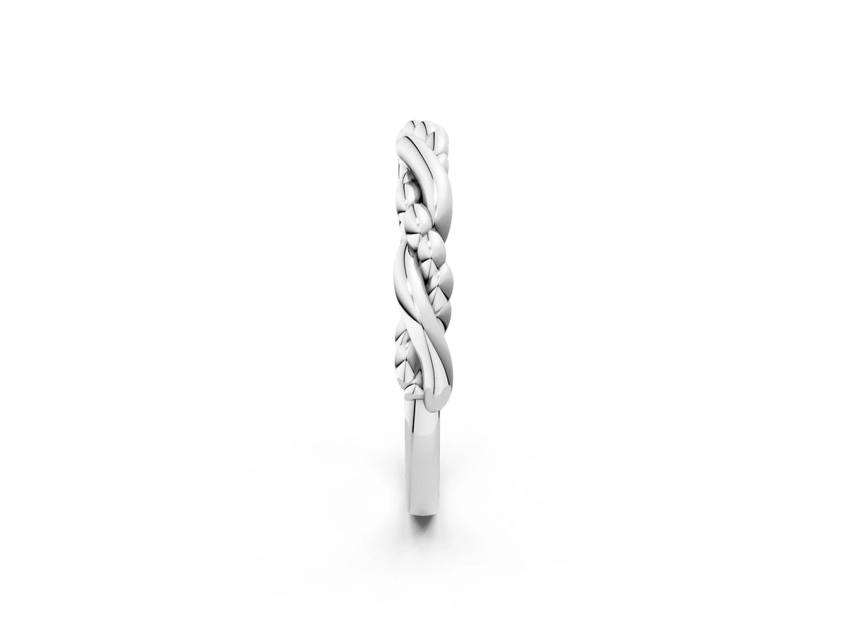 Silver Twisted Rope Solitaire Band_14