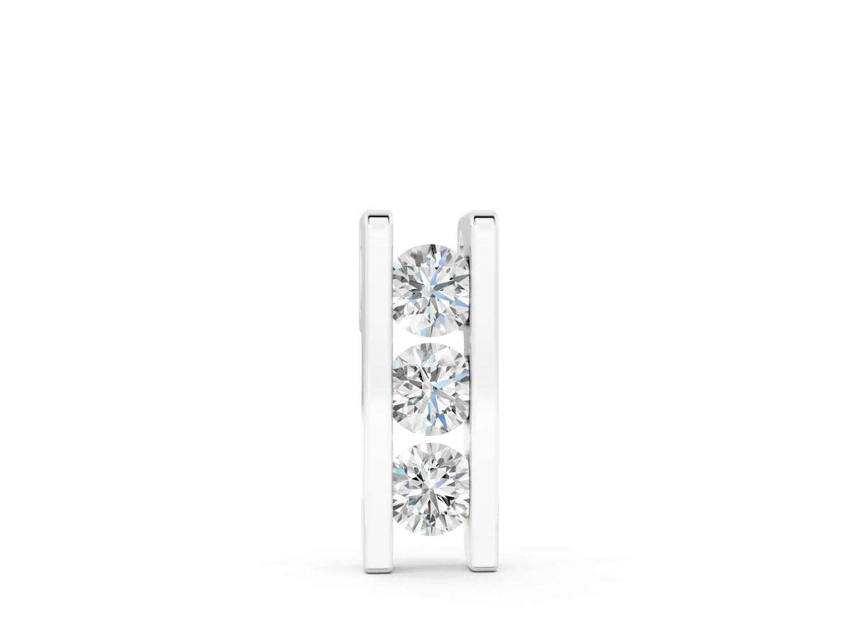 Silver Vertical Channel-Set Round Diamond Bar Pendant_2