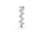 Silver Zigzag Diamond Pave Round Eternity Band with Prong Setting_8