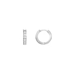 1/8tcw Diamond 10mm Huggie Earrings