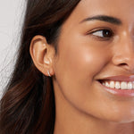 1/8tcw Diamond 10mm Huggie Earrings