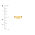 1/15tcw Diamond Polished Band
