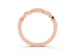 Twisted Marquise Amethyst Pavé Band in Rose gold with Shared Prong Setting_3