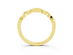 Twisted Marquise Amethyst Pavé Band in Yellow gold with Shared Prong Setting_3