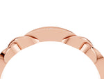 Twisted Marquise Blue Topaz Pavé Band in Rose gold with Shared Prong Setting_4