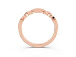 Twisted Marquise Citrine Pavé Band in Rose gold with Shared Prong Setting_3