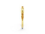 Twisted Marquise Citrine Pavé Band in Yellow gold with Shared Prong Setting_2