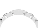 Twisted Marquise Emerald Pavé Band in Platinum with Shared Prong Setting_4